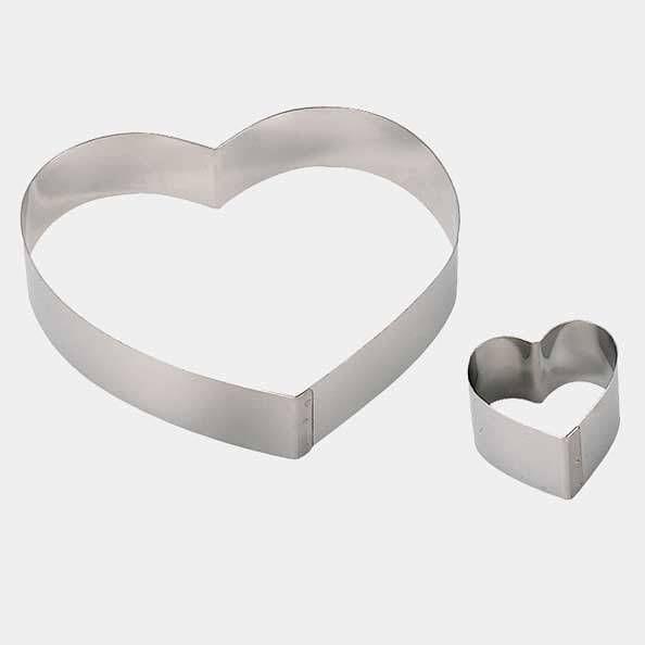 Форма кондитерская "Сердце" d=20 см. h=4 см. нерж. De Buyer /1/ фото 1