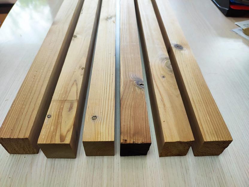 Брусок (лага) из термодерева 20×60 мм фото 1