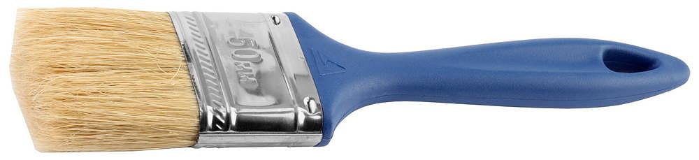 STAYER Universal, 50 мм, 2″, натуральная щетина, пластмассовая ручка, все виды ЛКМ, плоская кисть, Professional (01085-50) фото 1