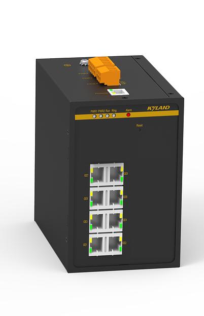 Управляемый коммутатор c 8 портами 10/100/1000Base-T(X) (разъем RJ45), один вход питания 110-240 В перем. или 110-220 В пост. фото 1