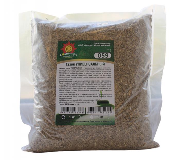 Семена газона Солнечная поляна «Универсальный» 1 кг ОПТ фото 1