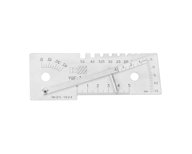 Шаблон сварщика универсальный УШС-3 с поверкой фото 1