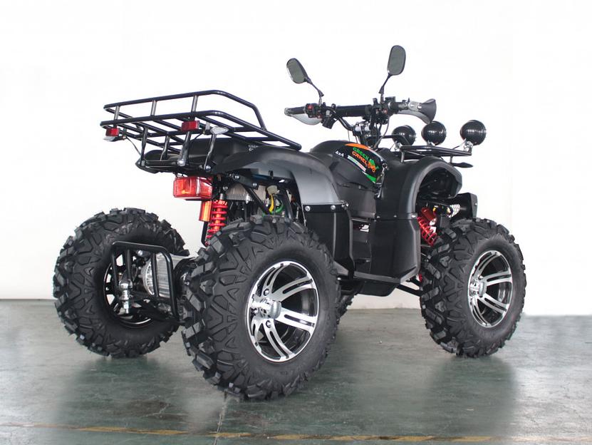 Квадроцикл GreenCamel Сахара A4500 4x4 чёрный (72V 4000W R12 alum дифференциал) фото 3