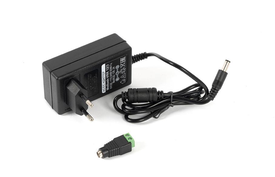 8832 Mollusk-VRK 12/3 источник питания 12В, 3А. Сетевой диапазон 110-245В встр. вилка Блок питания Бастион MOLLUSK-VRK 12/3 фото 1