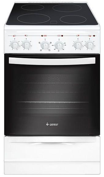 Плита Электрическая Gefest ЭП Н Д 5160-02 0095 белый стеклокерамика фото 1