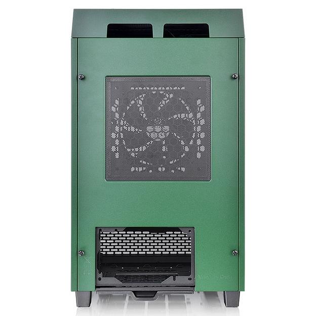 Корпус Thermaltake The Tower 100 Racing Green черный без БП miniITX 1x120mm 3x140mm 2xUSB3.0 audio bott PSU фото 5