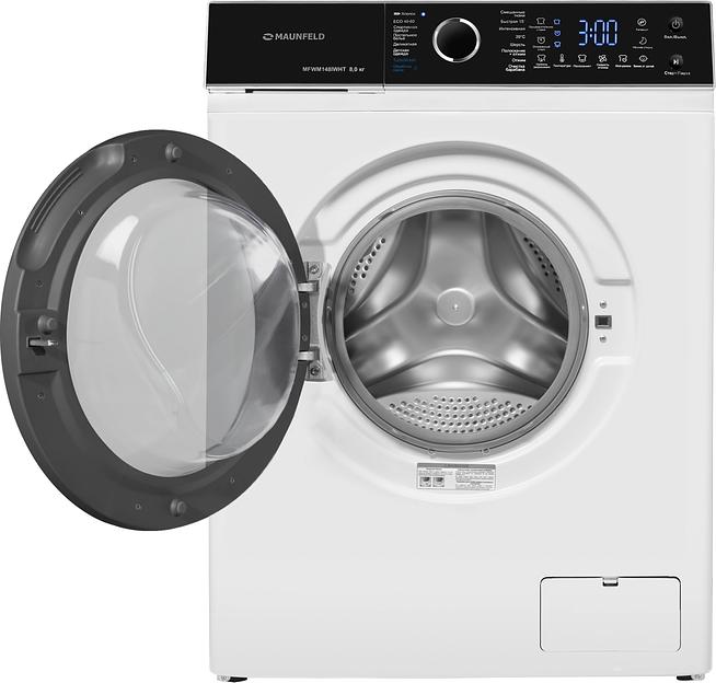 Стиральная машина Maunfeld MFWM148IWHT класс: A+++ загр.вертикальная макс.:8кг белый фото 2
