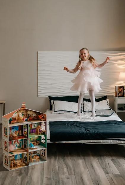 Кукольный домик с мебелью Art Dollhouse 4 этажа фото 10