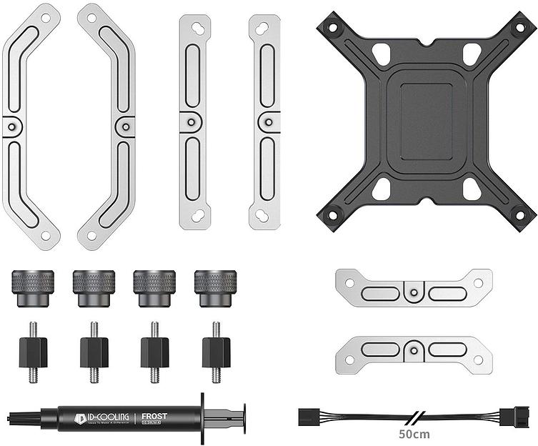 Система водяного охлаждения ID-Cooling DX240 Max Soc-AM5/AM4/1200/1700/1851 белый 4-pin 32.5dB Al+Cu 300W Ret (DX240 MAX WHITE) фото 9