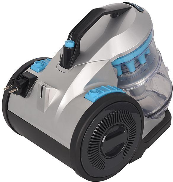 Пылесос Hyundai HYV-C2955 2400Вт серебристый/синий фото 3