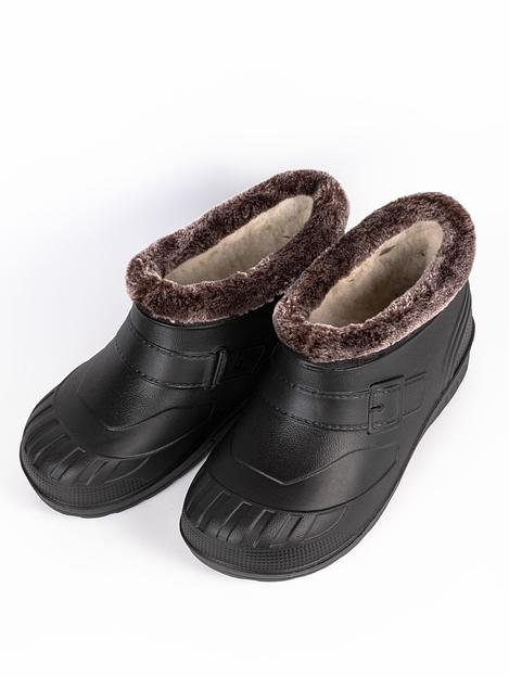 Галоши мужские С-37УБШ с утеплителем из искусственного меха и меховой опушкой ОПТ фото 1