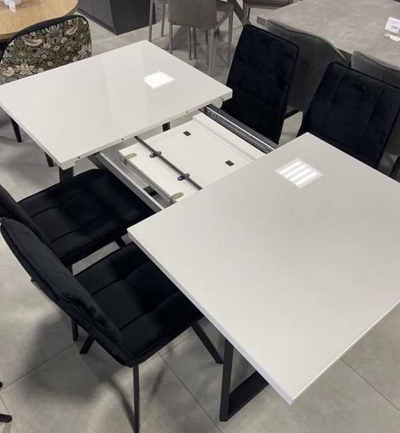 Стол обеденный стеклянный раздвижной фото 1