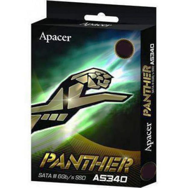 Твердотельный накопитель Apacer SSD PANTHER AS340 240Gb SATA 2.5" 7mm, R550/W520 Mb/s, IOPS 30/90K, MTBF 1.5M, 3D TLC, 140TBW, Retail (AP240GAS340G-1) (AP240GAS340G-1) фото 4