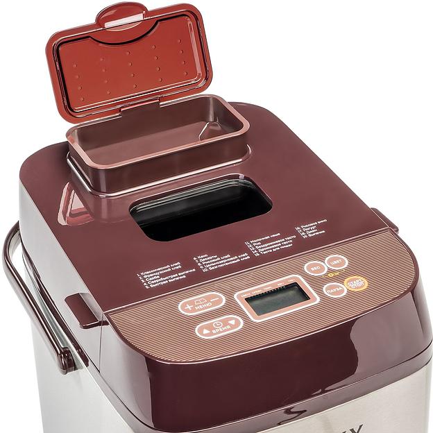 Хлебопечь Galaxy Line GL 2700 600Вт коричневый/серебристый фото 5