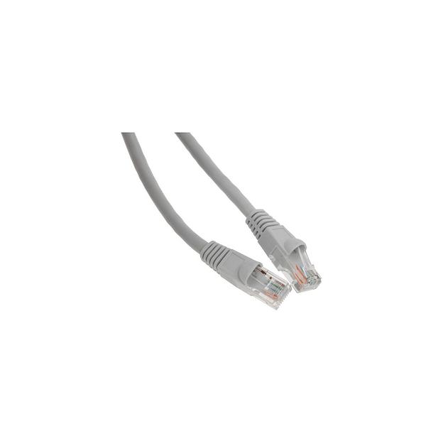 Патч-корд Buro UTP-6-20M-G литой (molded), UTP, кат.6, 20м, 4 пары, 24AWG, алюминий омедненный, многожильный, серый фото 1