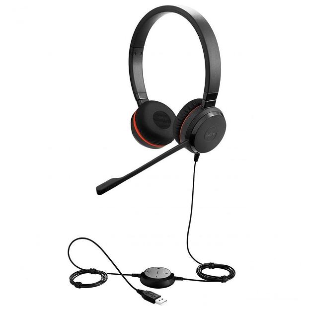 Гарнитура проводная Jabra Evolve 20SE MS Stereo (4999-823-309) фото 1