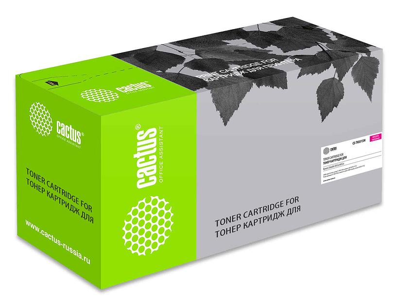 Картридж лазерный Cactus CS-TK8515M TK-8515M пурпурный (20000стр.) для Kyocera Taskalfa 5052ci/6052ci фото 1