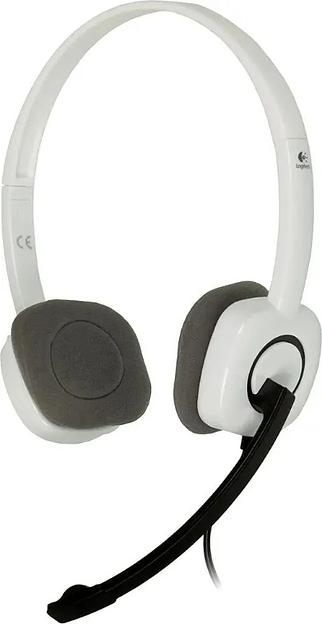 Наушники с микрофоном Logitech H150 белый/черный 1.8м накладные оголовье (981-000453) фото 1