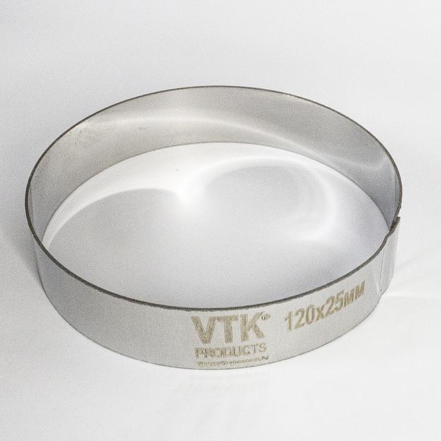 Форма для выпечки и заморозки Кольцо диаметр 120 мм высота 25 мм фото 1