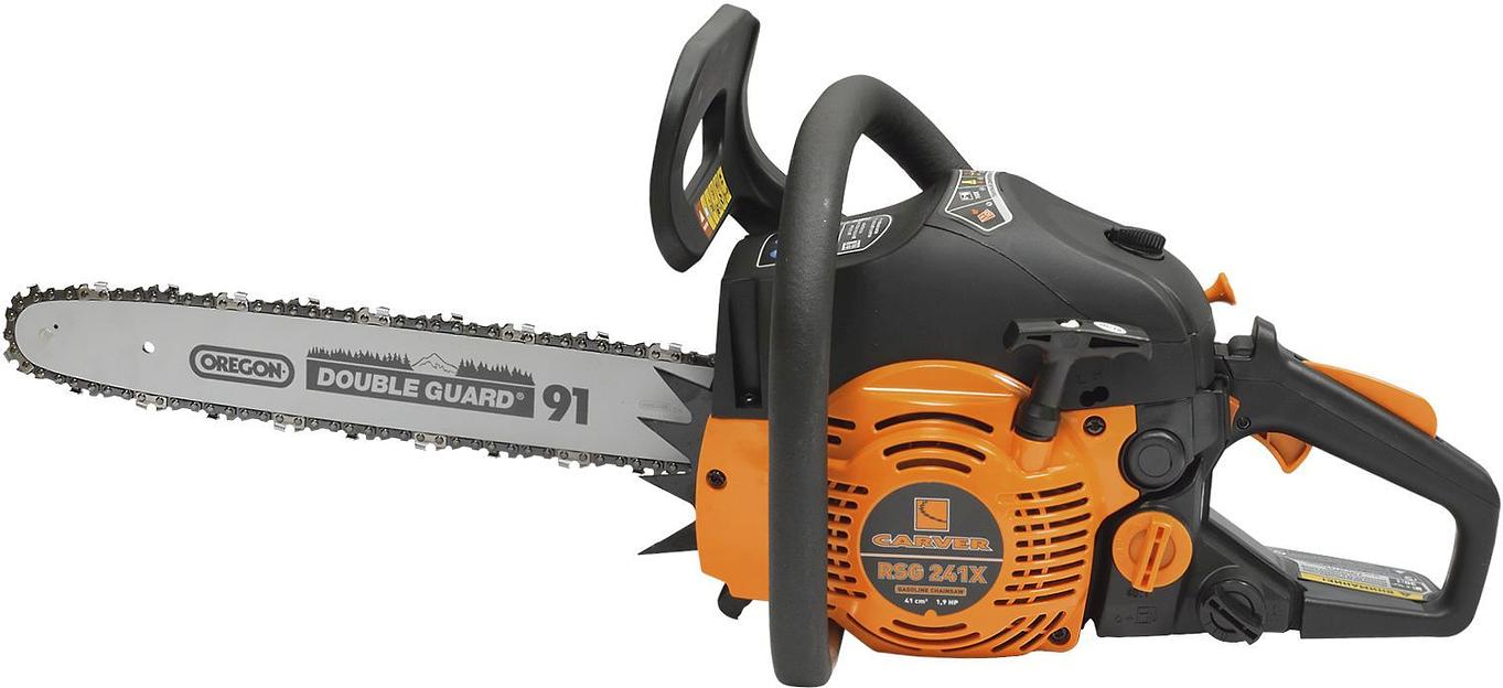 Пила бенз. CARVER RSG 241Х [01.004.00052] { картон (Шина 16" Oregon 160SDEA041, Цепь Oregon 91P057)(60 шт/пал } фото 3
