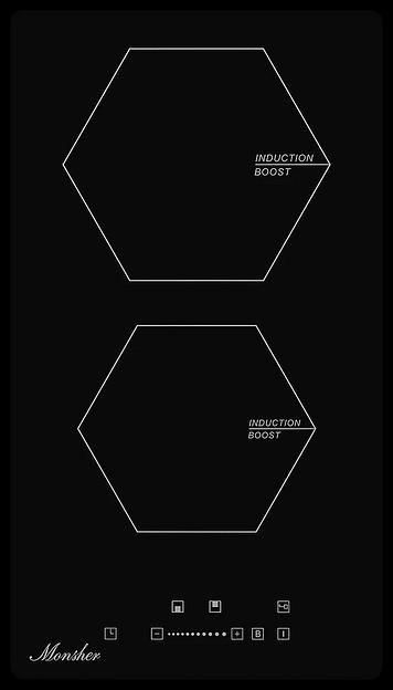 Встраиваемая индукционная варочная панель домино MONSHER Monsher MHI 3002 фото 1