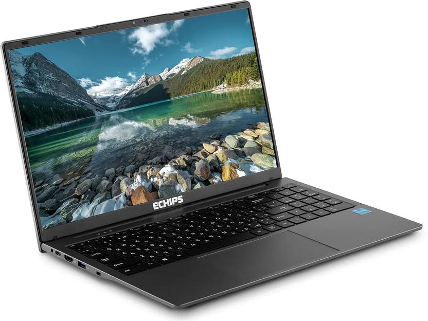 Ноутбук Echips Hot 15.6"(1920x1080 IPS (матовый))/Intel Core i3 1025G1(1.2Ghz)/16384Mb/512SSDGb/noDVD/Int:Intel UHD Graphics/Cam/BT/WiFi/51.3WHr/war 1y/1.7kg/Silver/Win11Home фото 6