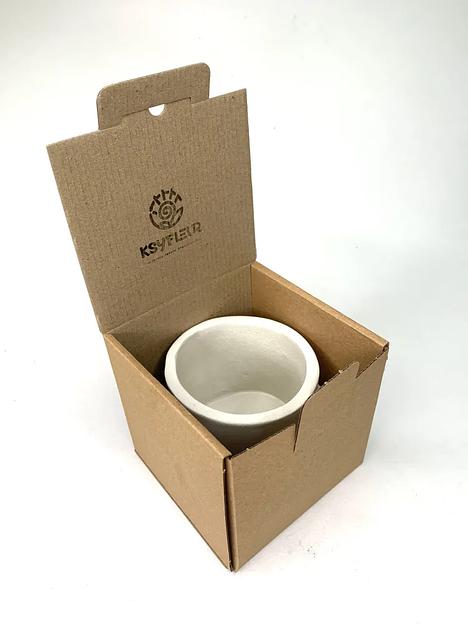 Кашпо-горшок из гипсобетон «Женщина», опт фото 3