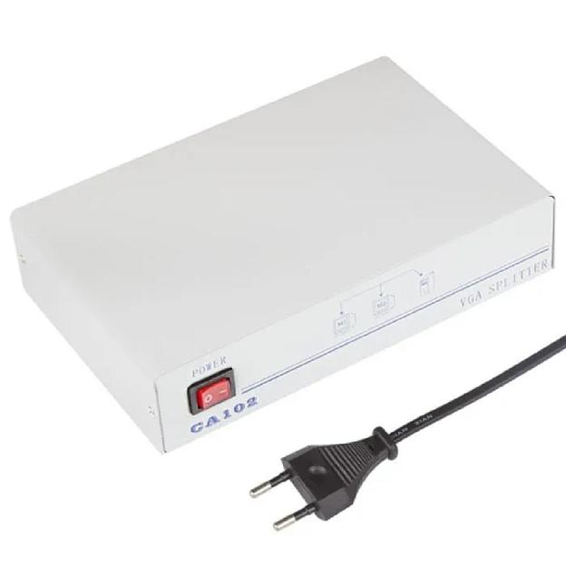 Делитель гнездо VGA на 2 гнезда VGA, 150 МГц, металл REXANT фото 1