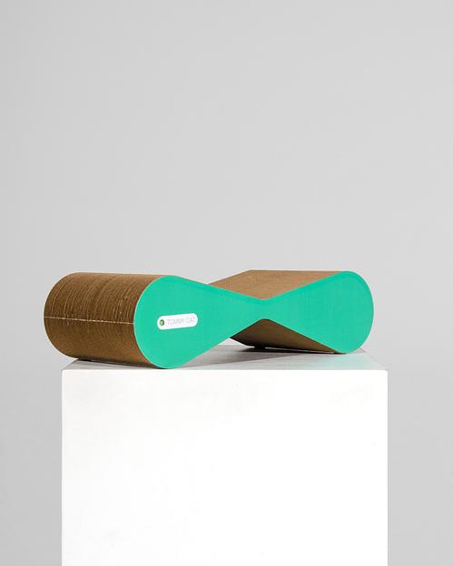  Когтеточка из картона Стик, зеленый, опт фото 2