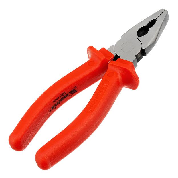 Плоскогубцы Econom, 180 мм, шлифованные, пластмассовые рукоятки фото 2