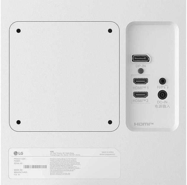 МОНИТОР 27" LG 27US500-W Silver-White (IPS, 3840x2160, 5 ms, 178°/178°, 300 cd/m, 1000:1, +2xНDMI 2.0, +DisplayPort 1.4) фото 6