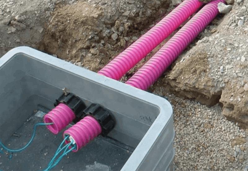 ВКТСп100, НГ DN/OD 132 (не распространяющая горение) Труба кабельная высокопрочная спиральная гибкая ПНД, с протяжкой фото 1