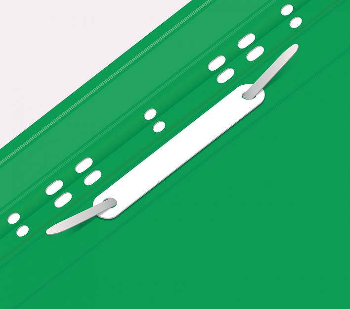 Папка-скоросшиватель Бюрократ PS-P20GRN A4 прозрач.верх.лист боков.перф. пластик зеленый фото 6