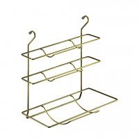 Полка для рулонов (327х165х358мм), бронза фото 1