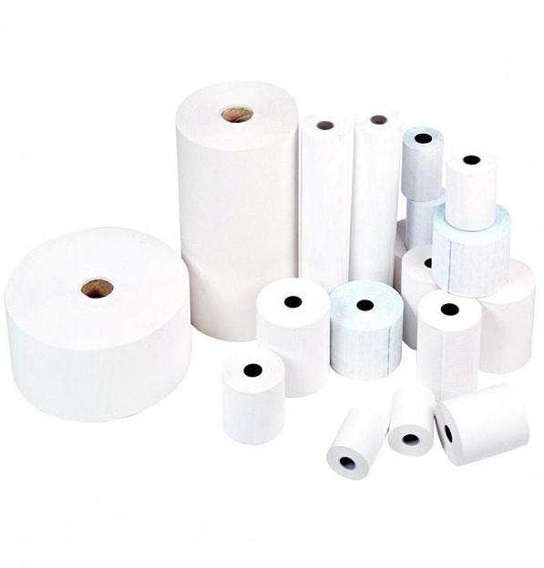 Термотрансферная лента (Риббон) WAX standart 110 мм х 74 м, 1/2″х110 мм OUT фото 1