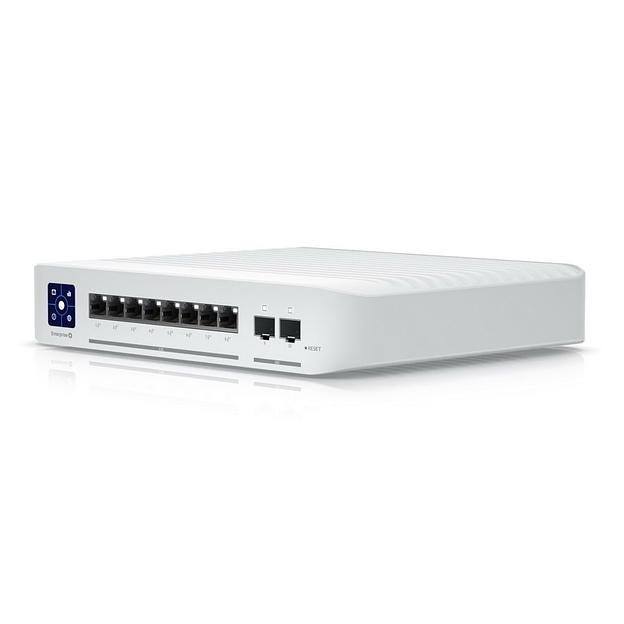 UniFi Switch Enterprise 8 PoE [USW-Enterprise-8-PoE] Ubiquiti PoE-коммутатор в стойку, 8х 2.5G RJ45, 2х 10G SFP+, раздача 120 Вт фото 1