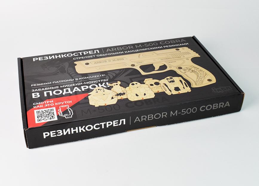 Игрушка из дерева Резинкострел Arbor M-500 Cobra, опт фото 4