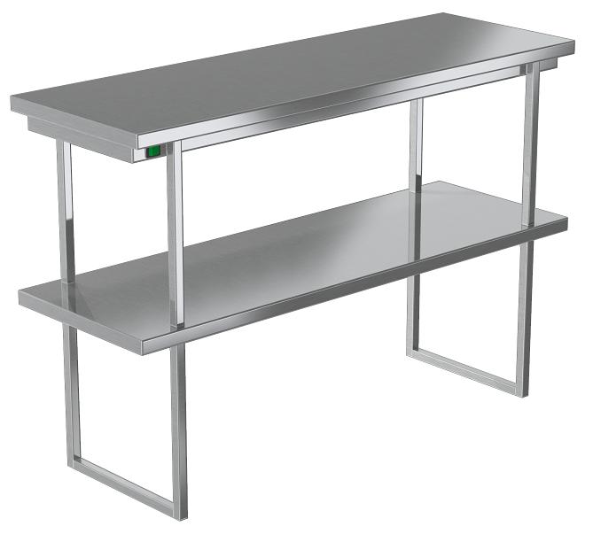 Тепловая полка комбинированная настольная для раздачи ПН-820/1503ТК (1500x300x800 мм) фото 1