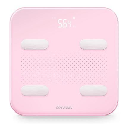 Весы напольные S SMART PINK M1805GL_PINK YUNMAI фото 1