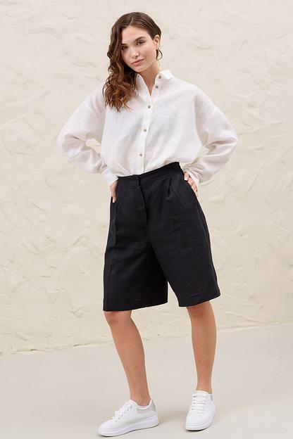 Шорты бермуды  Classic021/01/Черный  фото 4