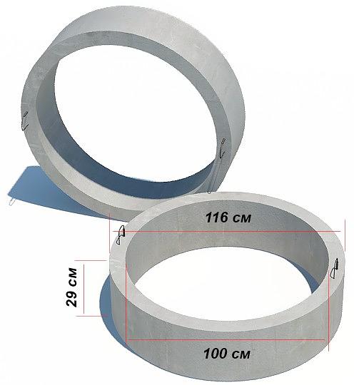 Кольцо стеновое КС 10.3 фото 1