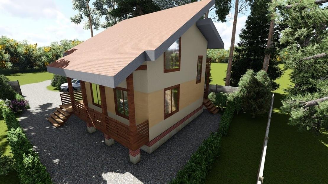 Проект дома из кирпича «Лилия» фото 4