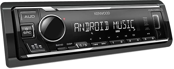 Автомагнитола Kenwood KMM-105M 1DIN 4x50Вт USB 2.0 AUX 3 фото 1