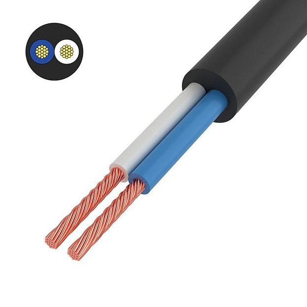 Провод ПВС 2x0.75 Ч (уп.20м) Rexant 01-8031-20 фото 1