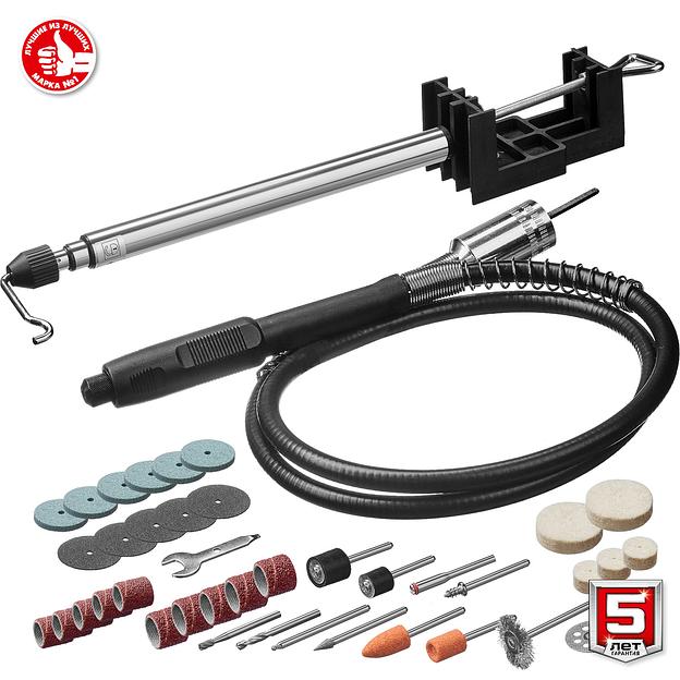 Гравёр электрический Зубр серия «Мастер» ЗГ-160 КН41 220В/160 Вт, 3,2 мм с набором насадок ОПТ фото 7