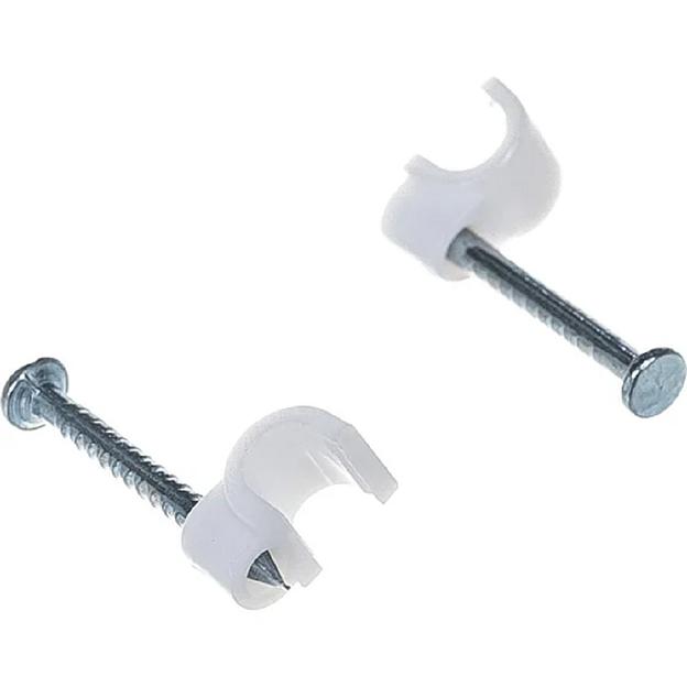 Rexant (07-4003) Крепеж кабеля круглый 3мм, белый (50 шт/уп) фото 1