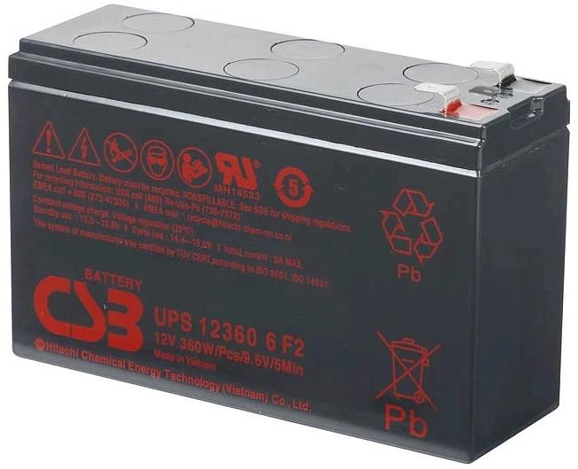 Батарея для ИБП CSB UPS12360 6 12В 7.5Ач фото 3