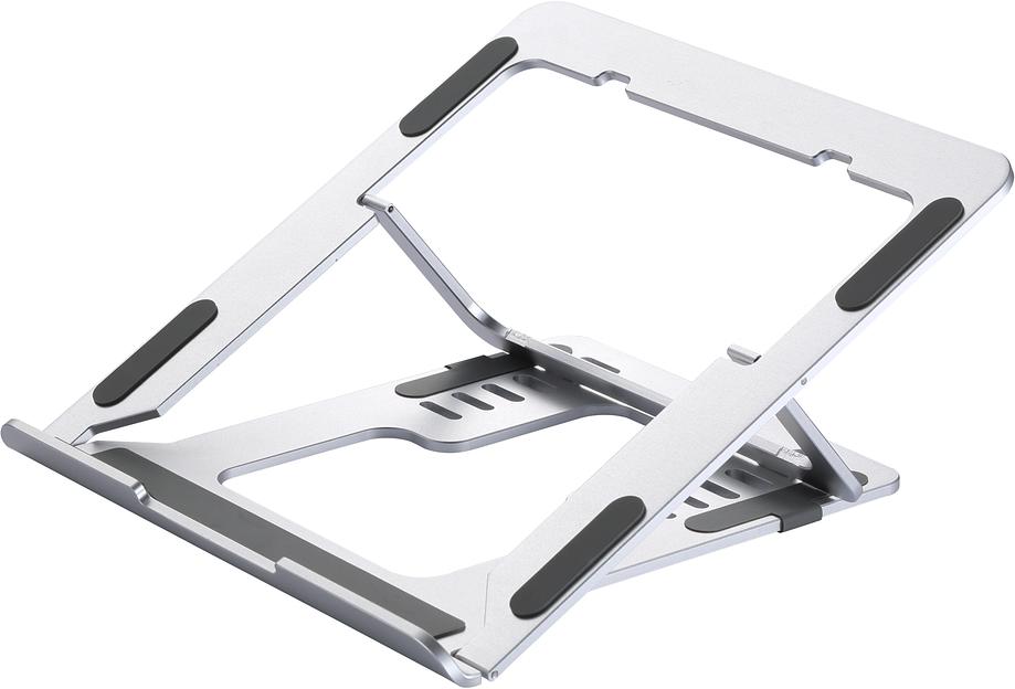 Подставка для ноутбука Buro BU-LS120 238x17x215мм 450г алюминий серебристый фото 1
