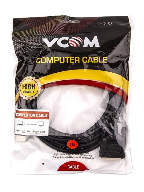 VCOM CG484GD-3M Кабель HDMI AM/DVI(24+1)M, 3м, CU, 1080P@60Hz, 2F, VCOM фото 2