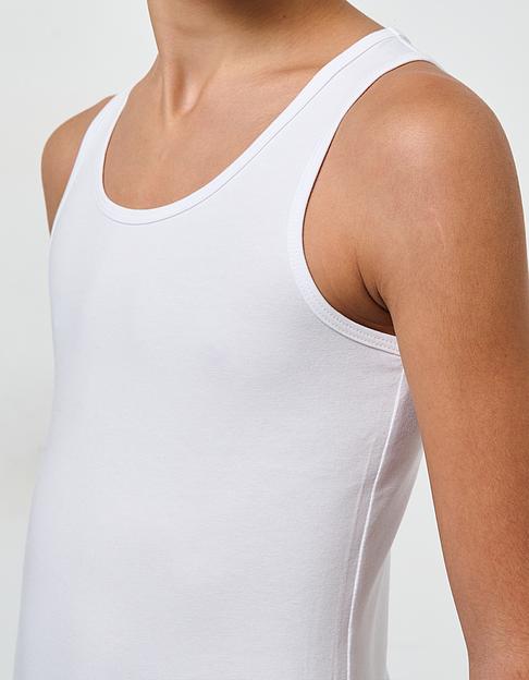 Майка детская для мальчиков белая опт фото 1